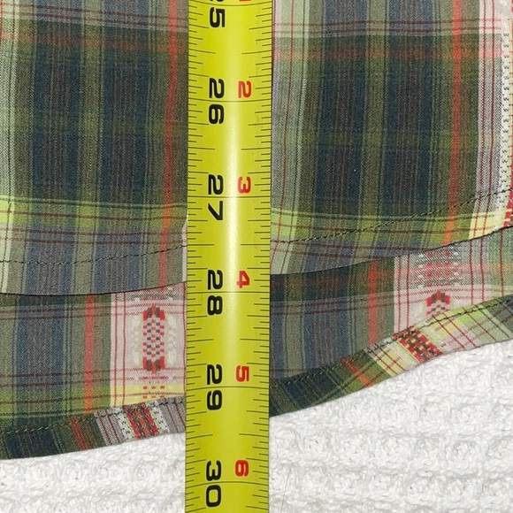 Sherpa Adventure Gear Men’s SETI casual plaid button up, short sleeve shirt. L - Picture 12 of 13